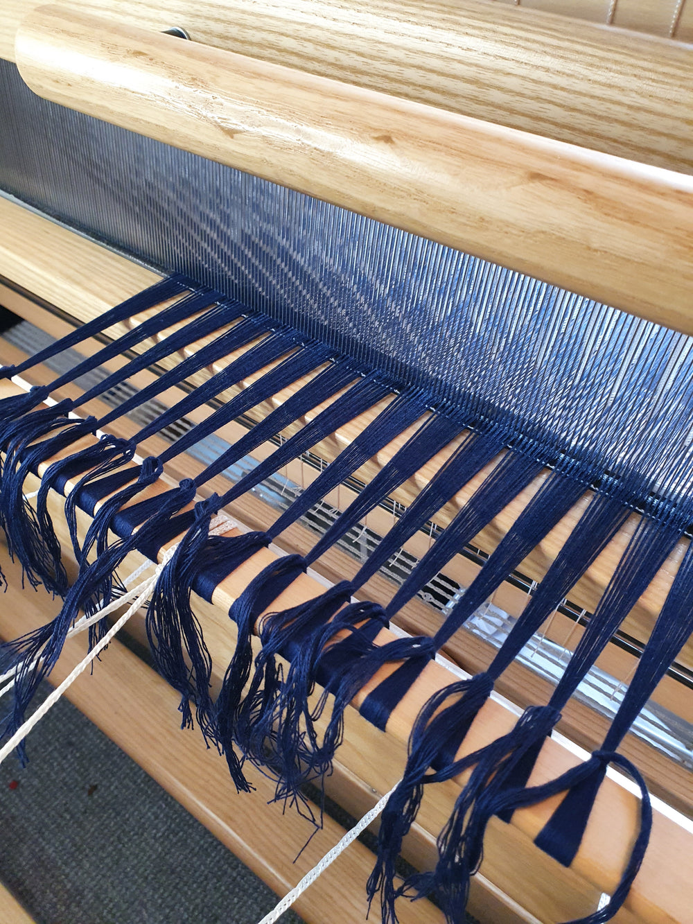 Journal 26 - How I set up my loom to weave denim