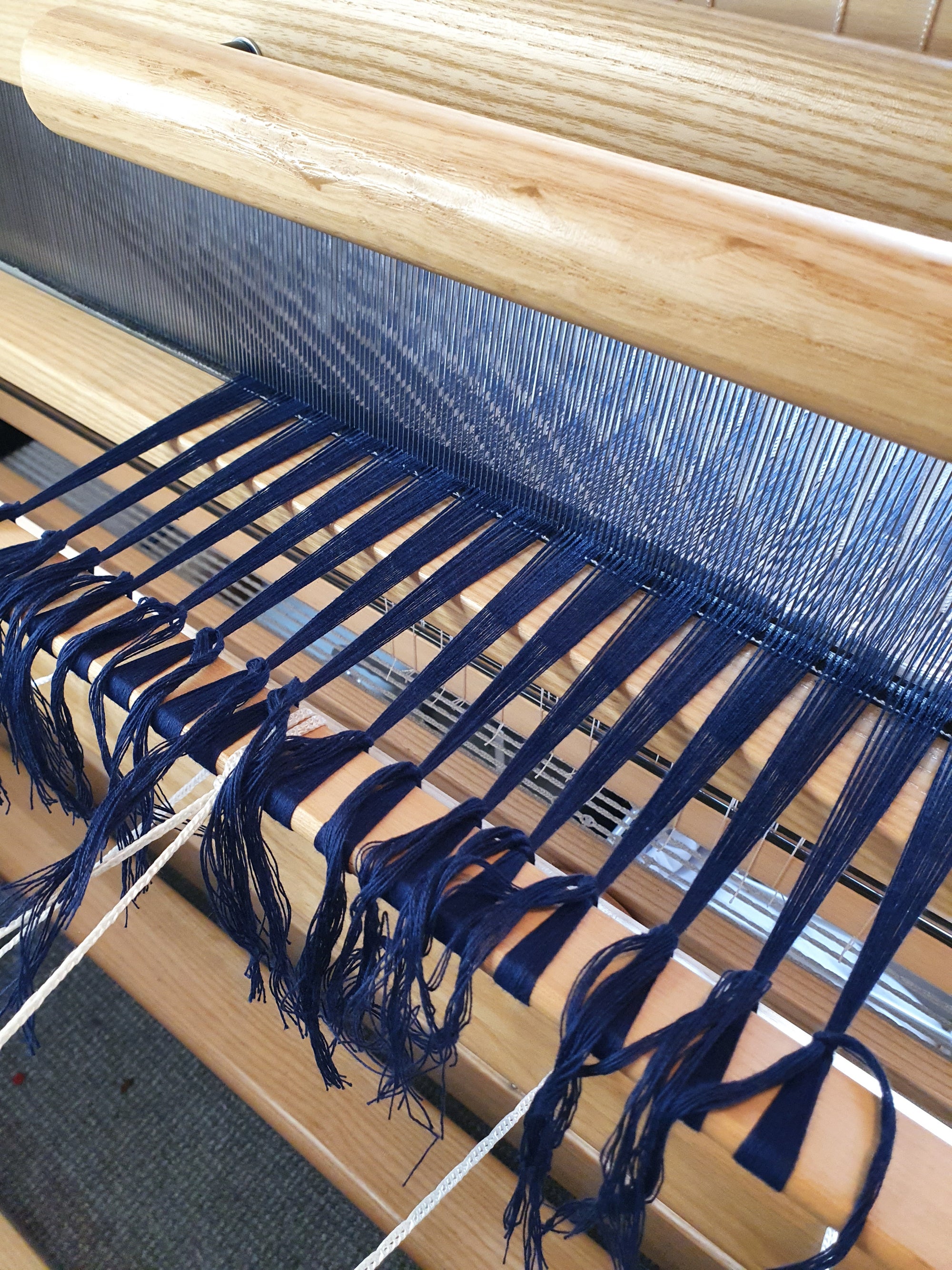 Journal 26 - How I set up my loom to weave denim
